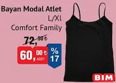 COMFORT FAMİLY BAYAN MODAL ATLET